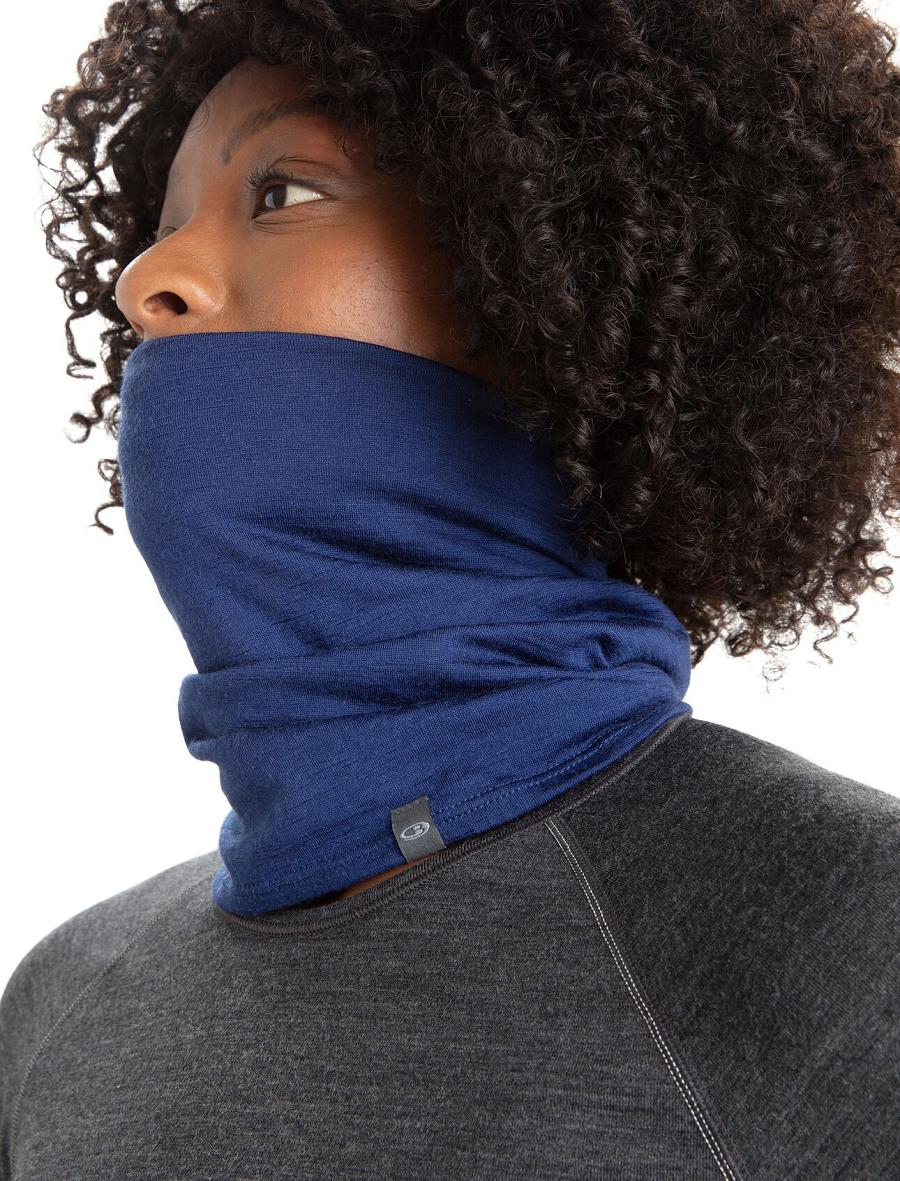 Royal Navy Men's Icebreaker Unisex Merino Flexi Chute Scarves | USA 1071AHKP